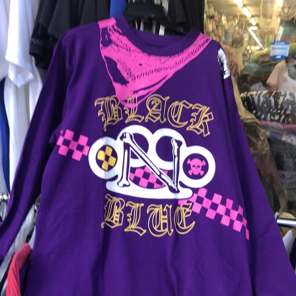 Long sleeve Tshirt retail at 55$ black blue brand - Picture 5 of 6